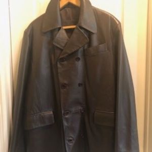 Men's Chocolate Peacoat